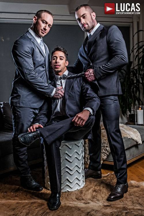 Drae Axtell’s Corporate Threesome With Dylan James And Stas Landon - Gay Movies - Lucas Entertainment
