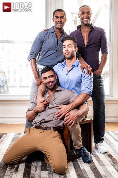 Sean, Andre, Wagner, And Lucas Swap Partners - Gay Movies - Lucas Entertainment
