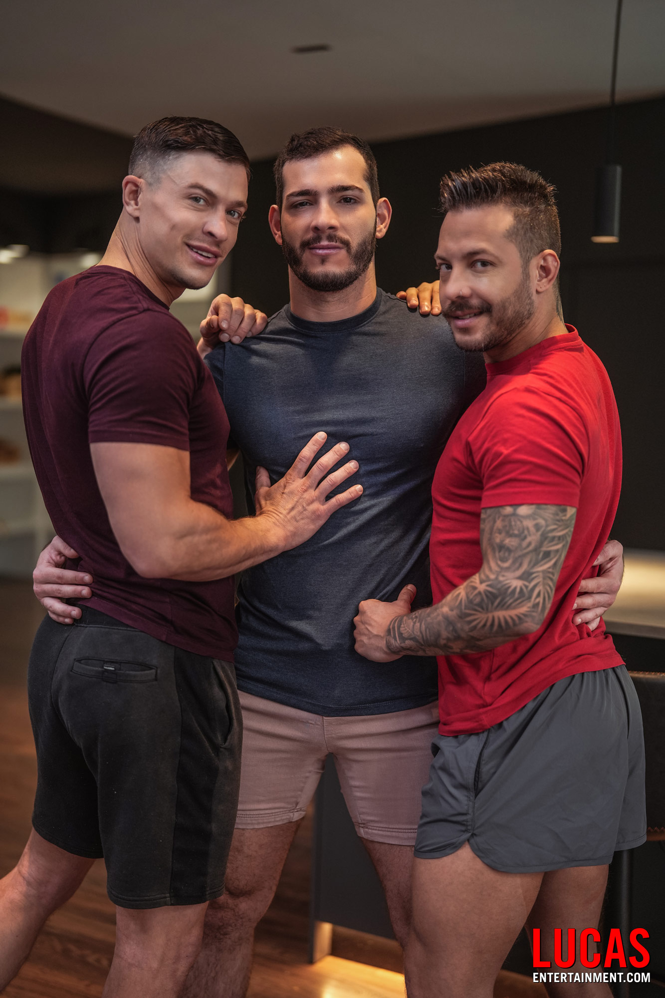 Ricky Hard, Ruslan Angelo, And John Brachalli Flip Fuck